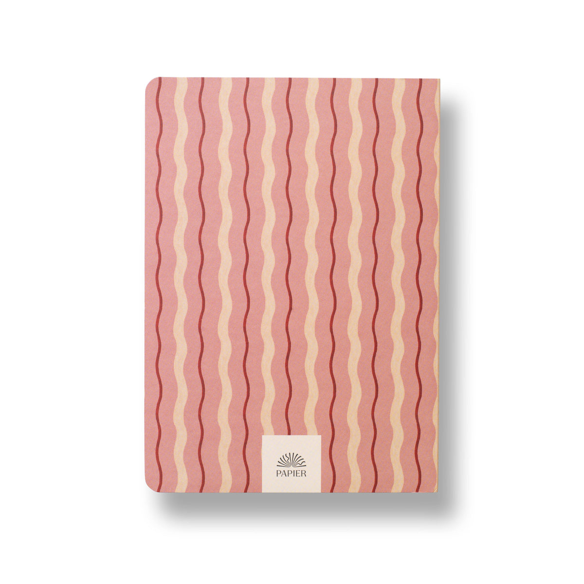 Pink Waves Stepped Softcover Lined Notebook – All Good Things