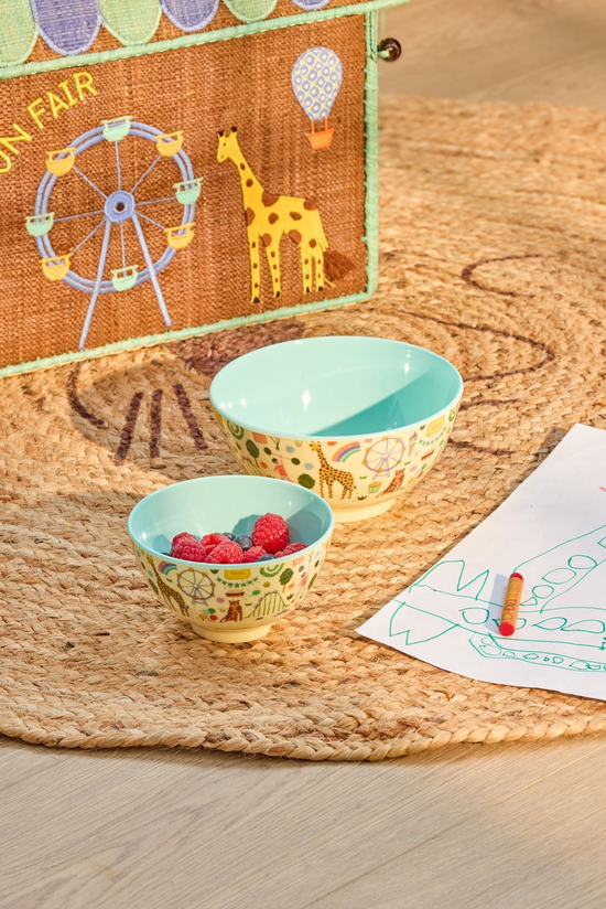 Fun Fair Mint Small Melamine Bowl