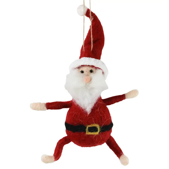 Yoga Santa Ornamnet
