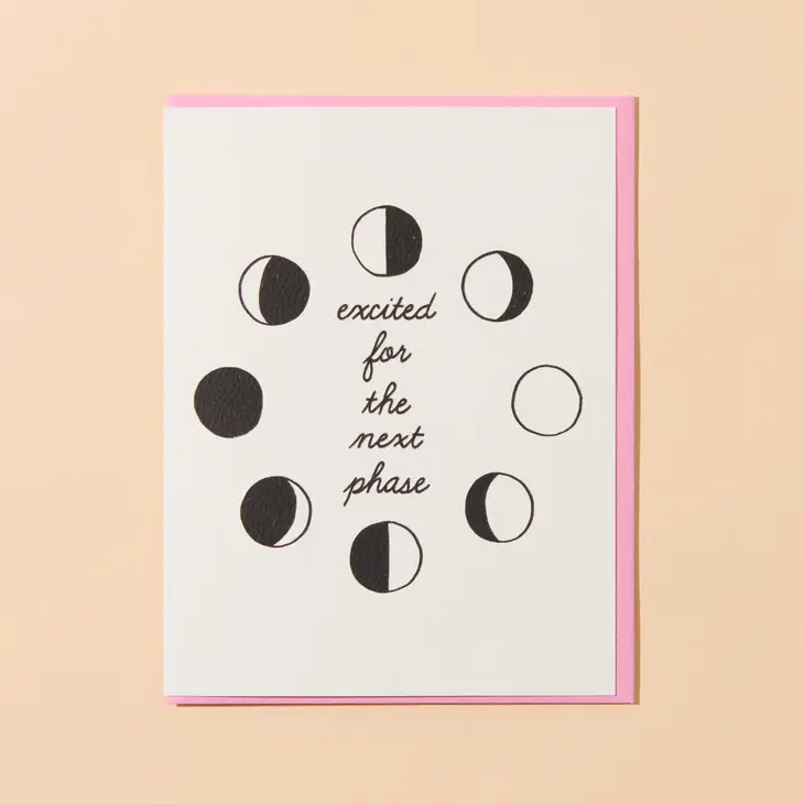 Moon Phase Congrats Card