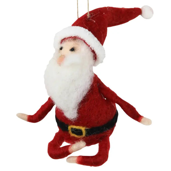 Yoga Santa Ornamnet