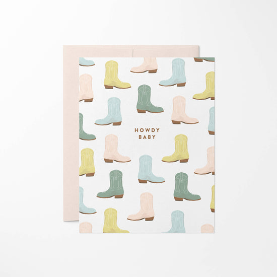 Howdy Baby Card