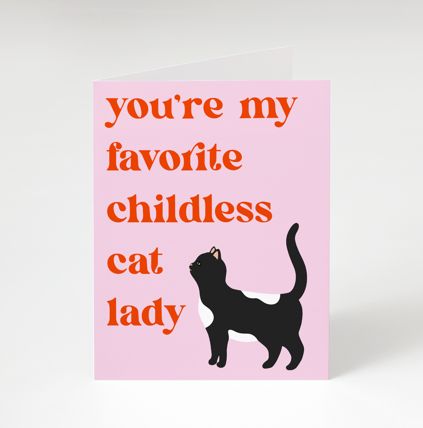 Childless Cat Lady Card