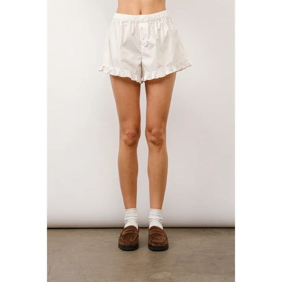 Thea Ruffle Hem Boxer Shorts
