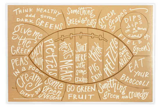 Football Charcuterie Cheat Sheet