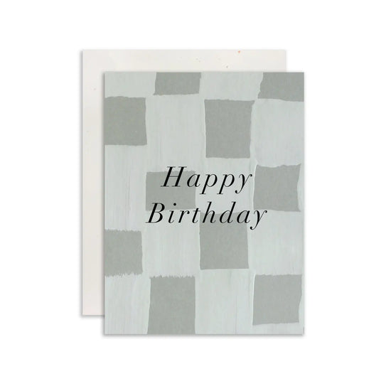 Checker Birthday Card