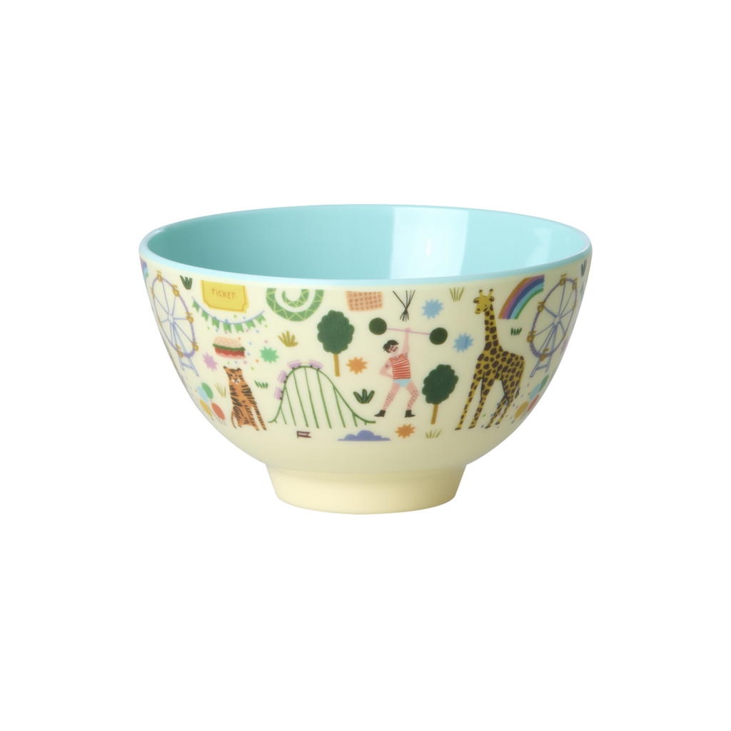 Fun Fair Mint Small Melamine Bowl