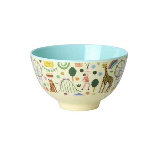 Fun Fair Mint Small Melamine Bowl