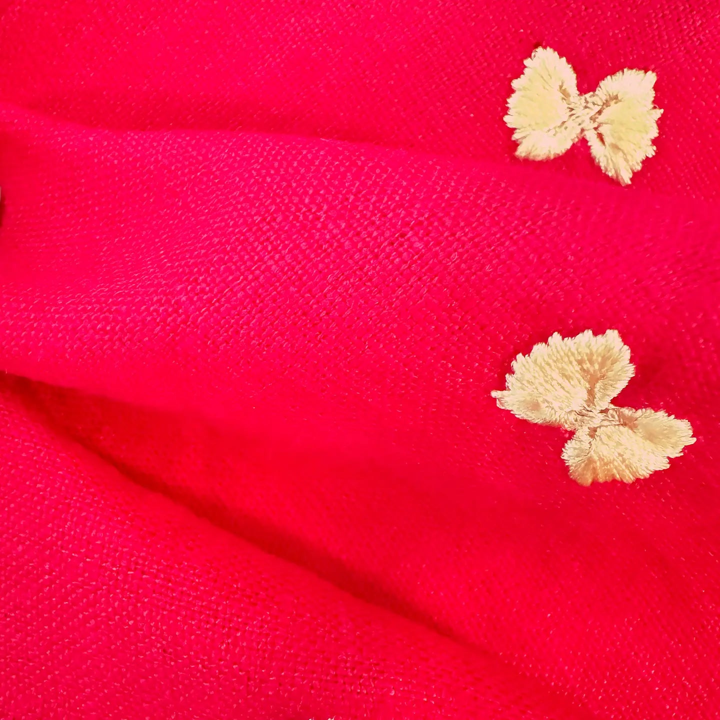 Farfalle Pasta Embroidered Washed Linen Napkins