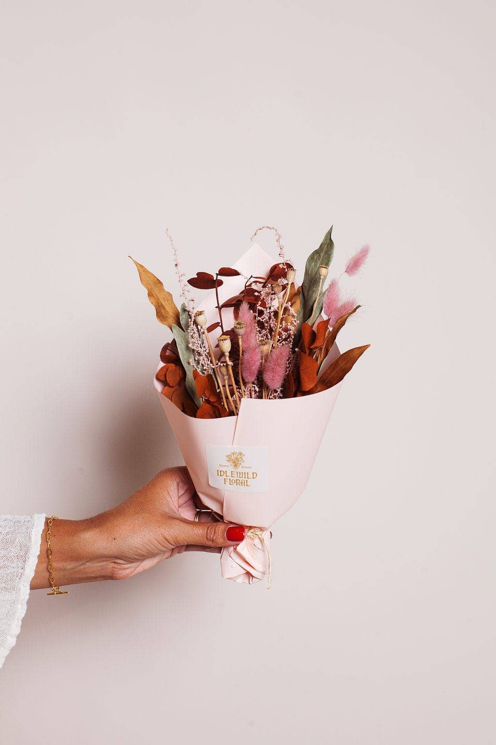 Autumn Dried Flower Mini Bouquet