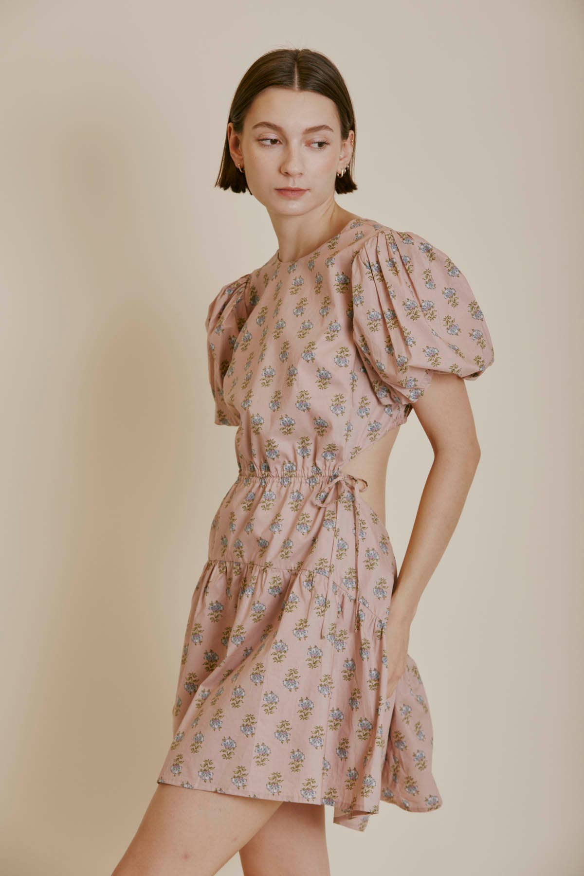 Floral Backless Mini Dress All Good Things Floral Backless Mini Dress All Good Things