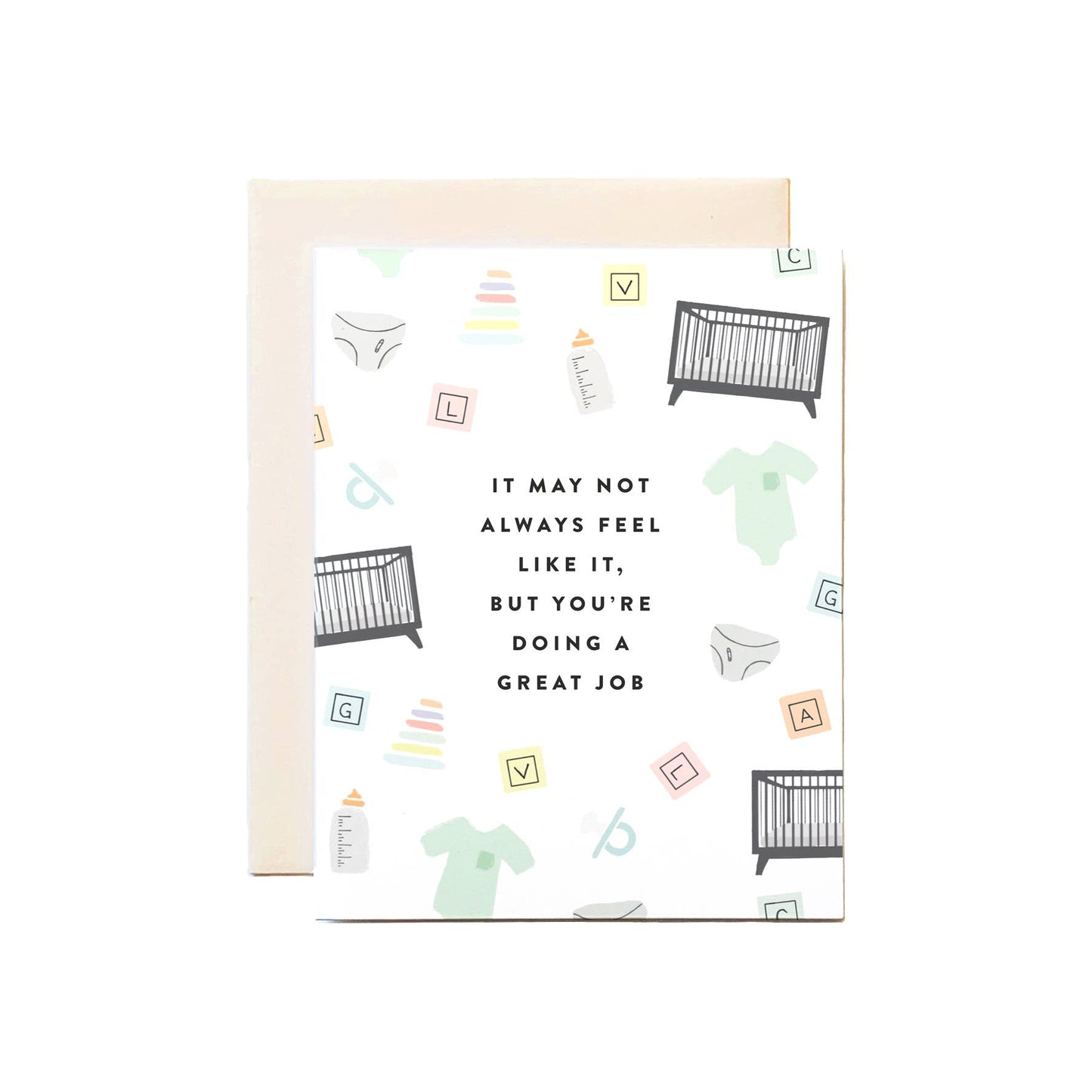 Doing a Great Job Baby Card