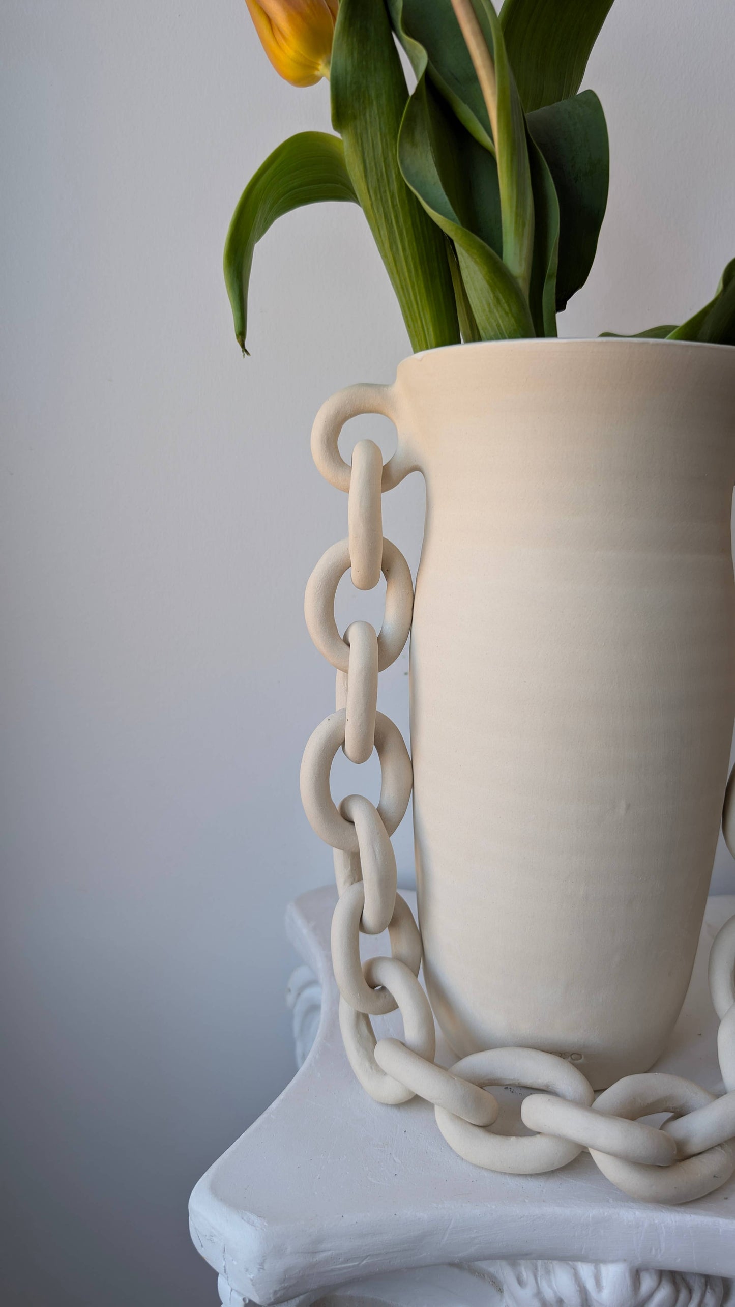 Chainlink Ceramic Vase II