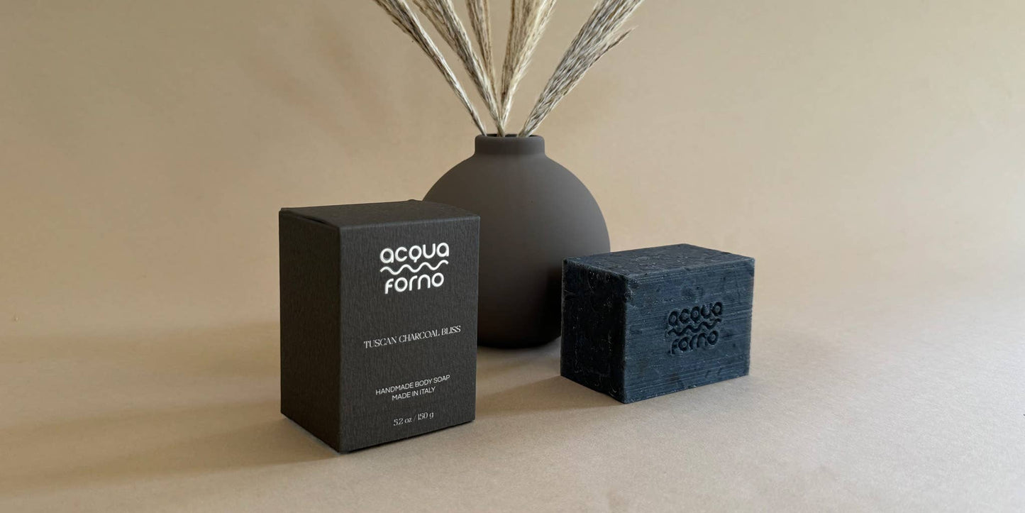 Tuscan Charcoal Bliss Handmade Soap Bar
