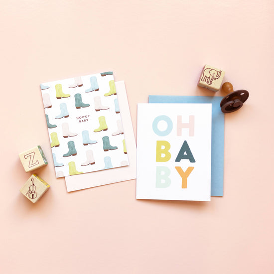 Howdy Baby Card