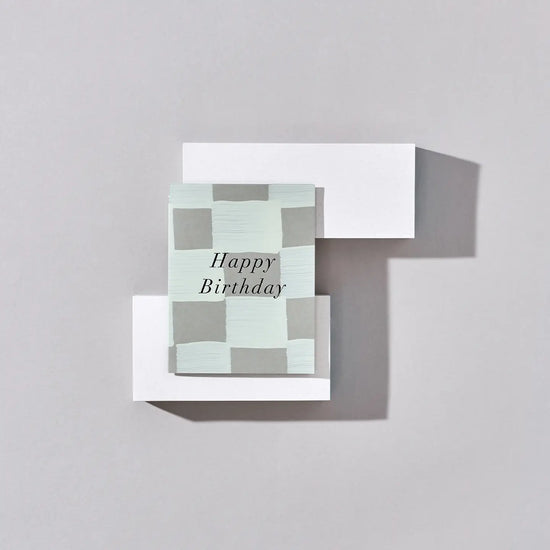 Checker Birthday Card