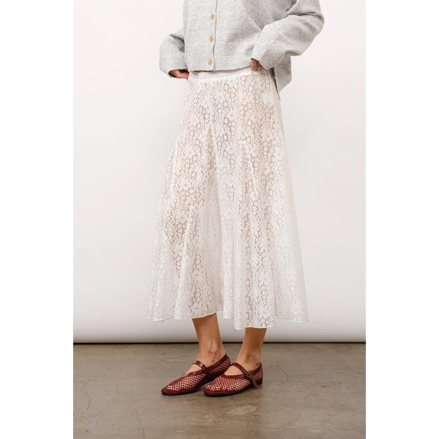 Philippa Lace Maxi Skirt