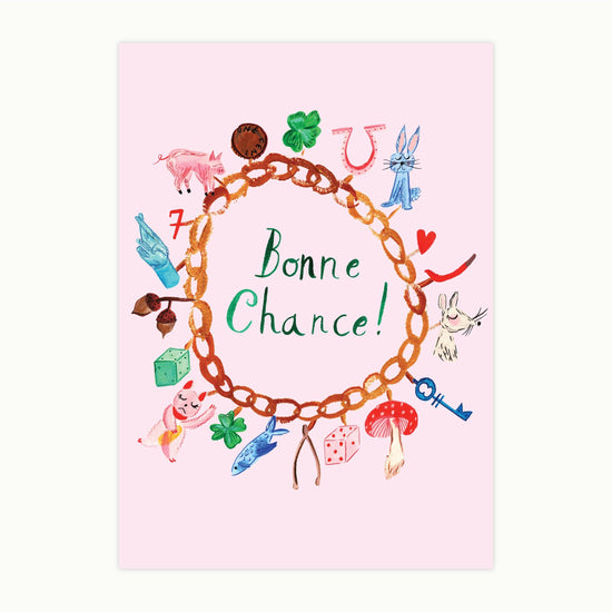 Bonne Chance Card