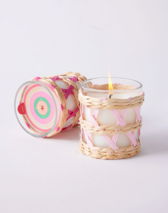 Cabana Flower Seagrass Candle