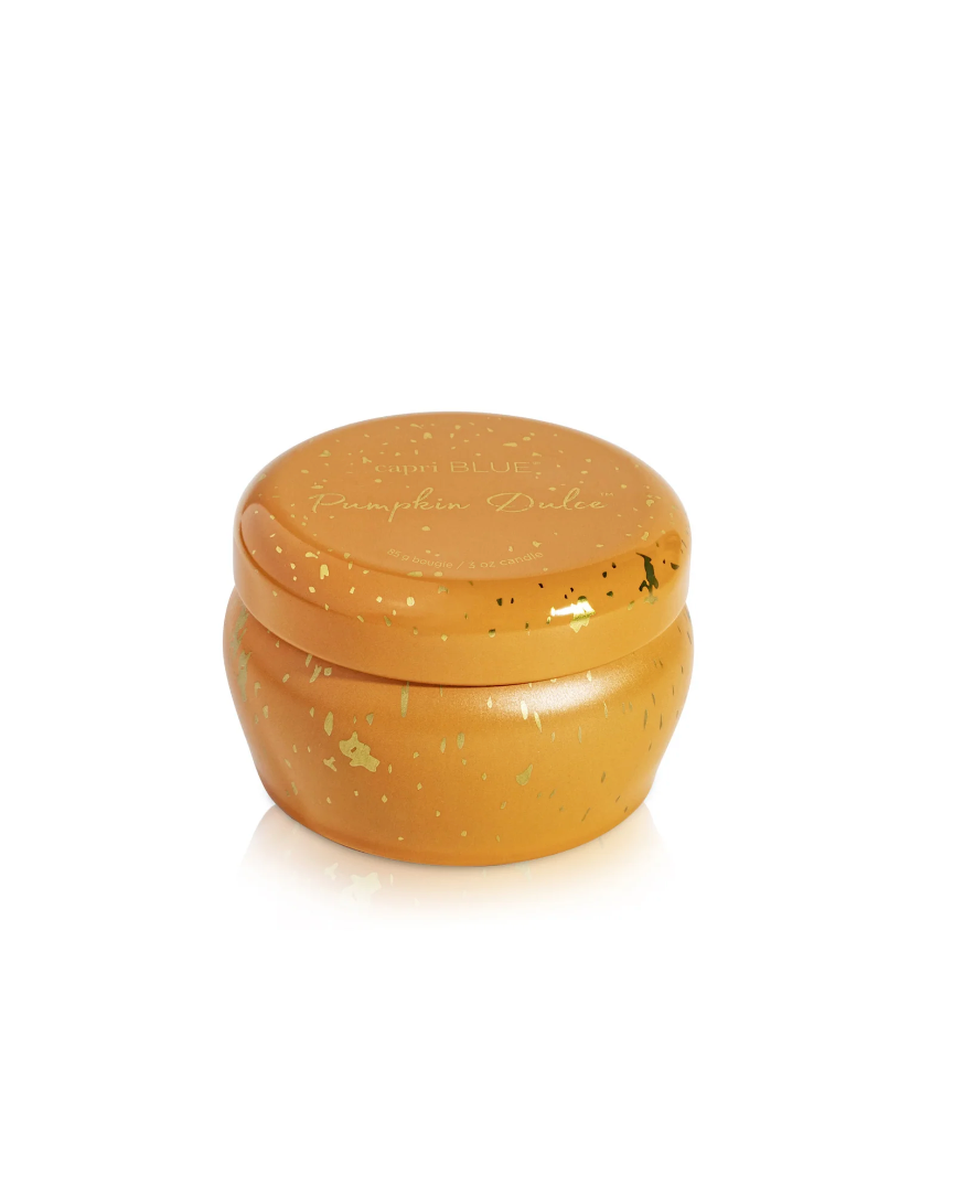Pumpkin Dulce Glimmer Mini Tin Candle