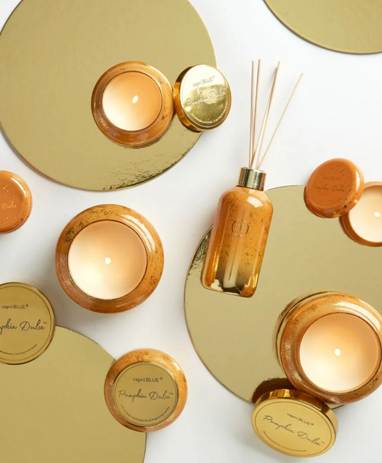 Pumpkin Dulce Glimmer Mini Tin Candle