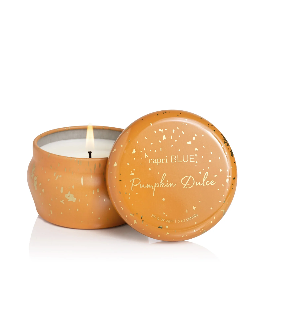 Pumpkin Dulce Glimmer Mini Tin Candle