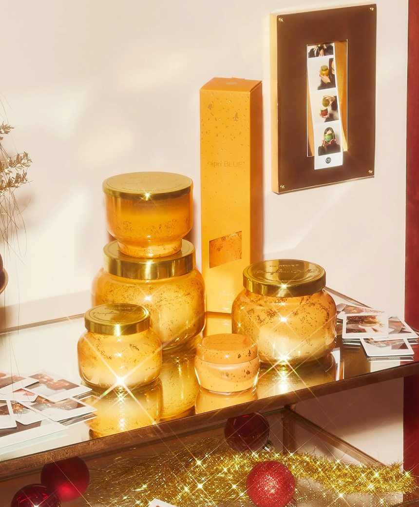 Pumpkin Dulce Glimmer Inverted Candle