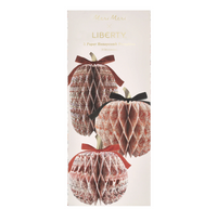 Meri Meri x Liberty Paper Honeycomb Pumpkins