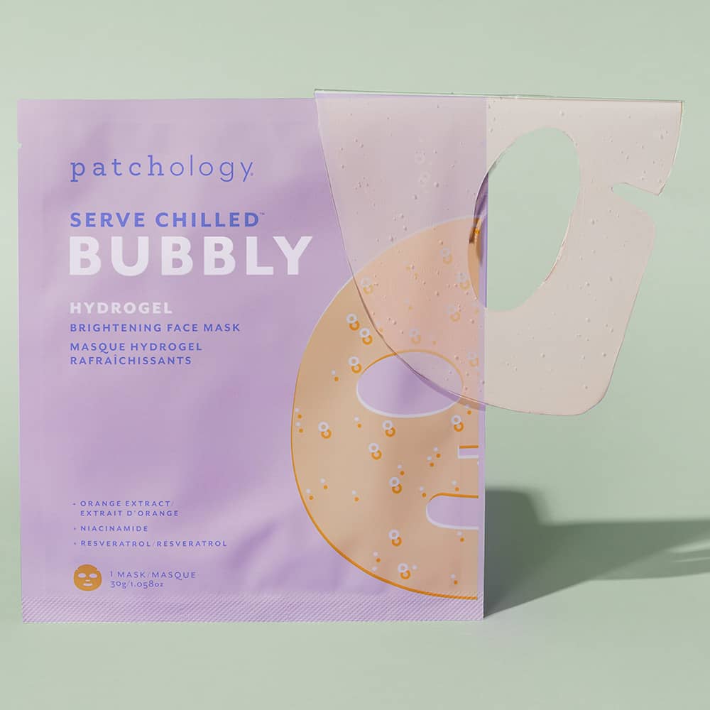 Serve Chilled Bubbly Hydrogel Mask