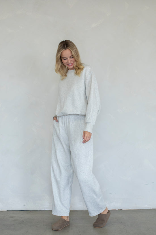 Bubble Hem Sweatshirt