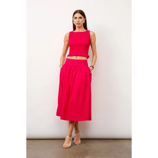 Hadley Smocked Bodice Poplin Top