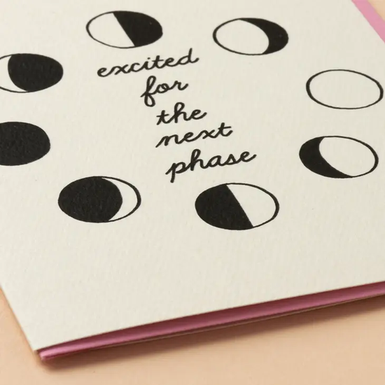 Moon Phase Congrats Card