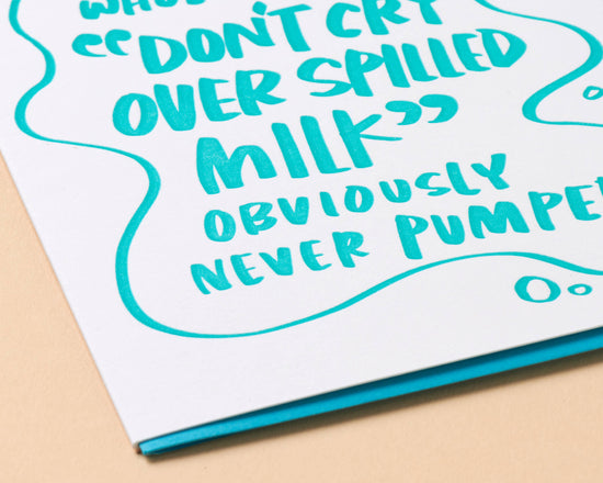 Spilled Milk New Mom Card