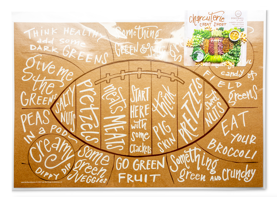 Football Charcuterie Cheat Sheet