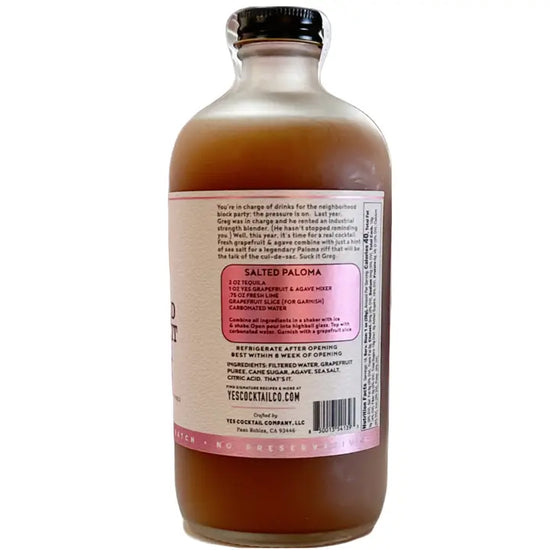 Sea Salted Grapefruit & Agave Cocktail Mixer