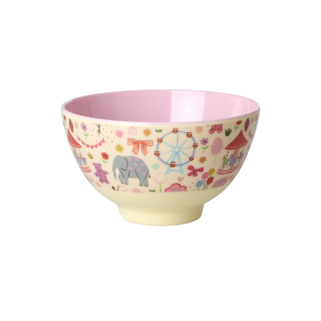 Fun Fair Pink Small Melamine Bowl