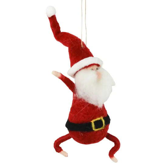 Yoga Santa Ornamnet