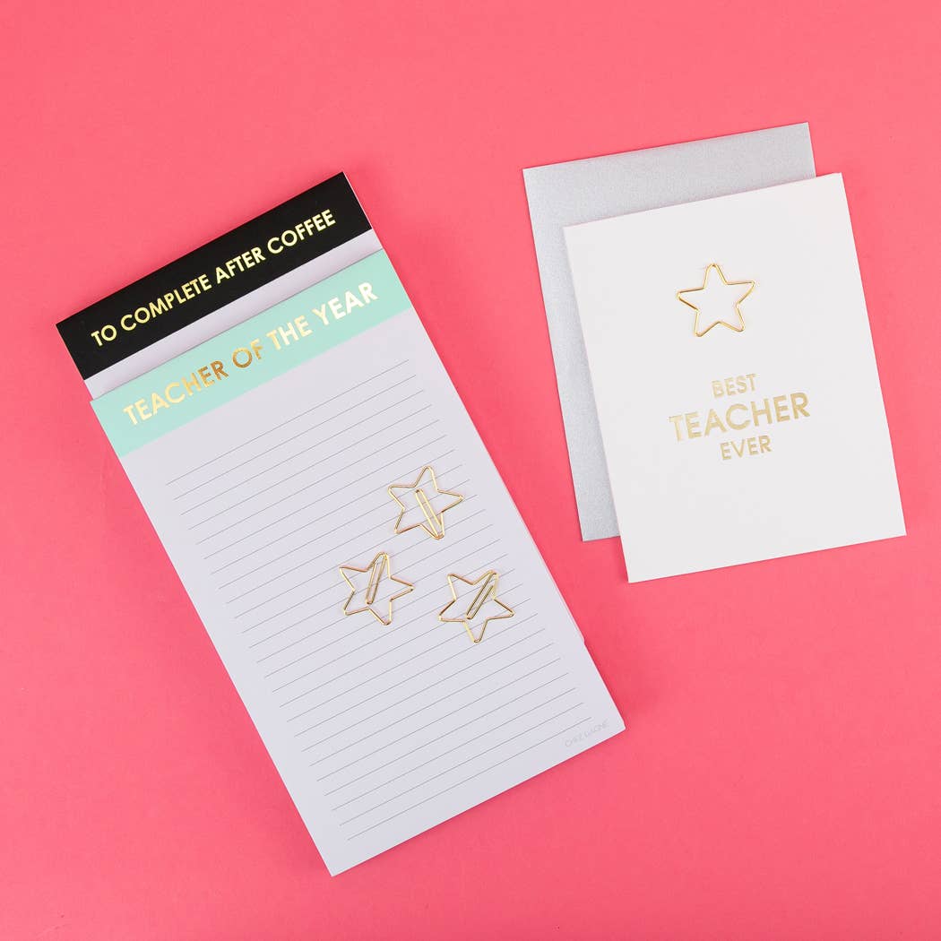 Teacher Of The Year Notepad