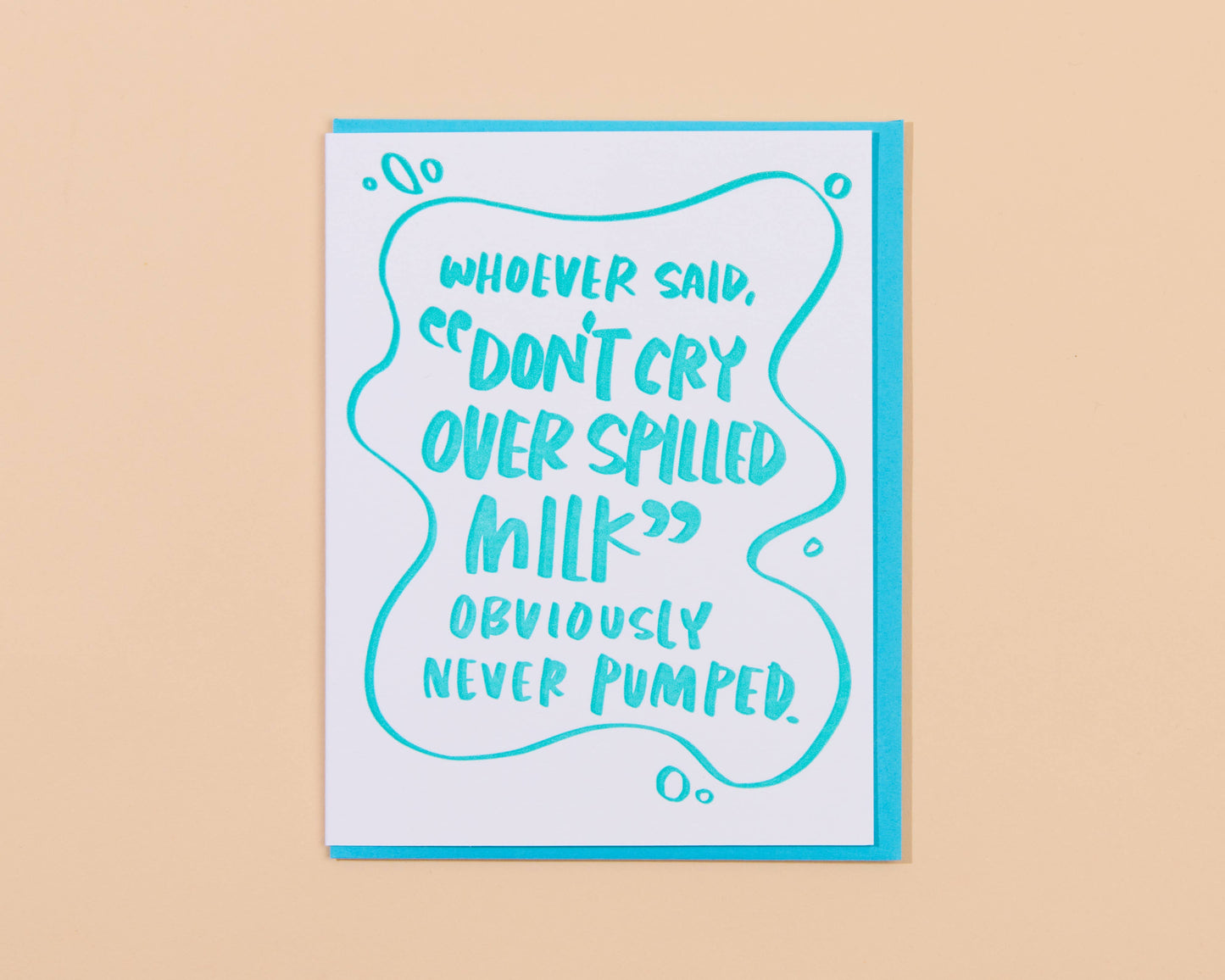 Spilled Milk New Mom Card