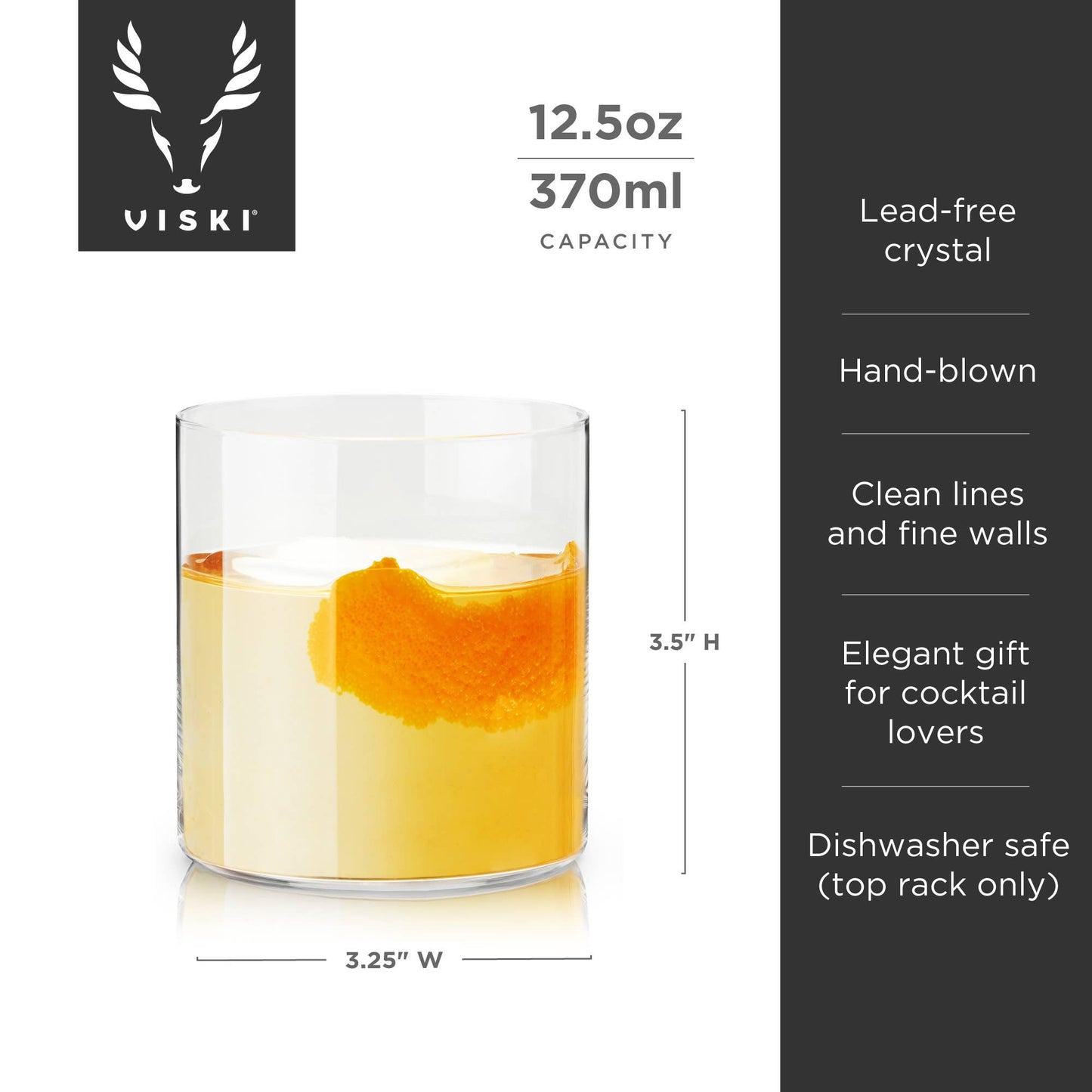 Raye Element Crystal Rocks Tumblers
