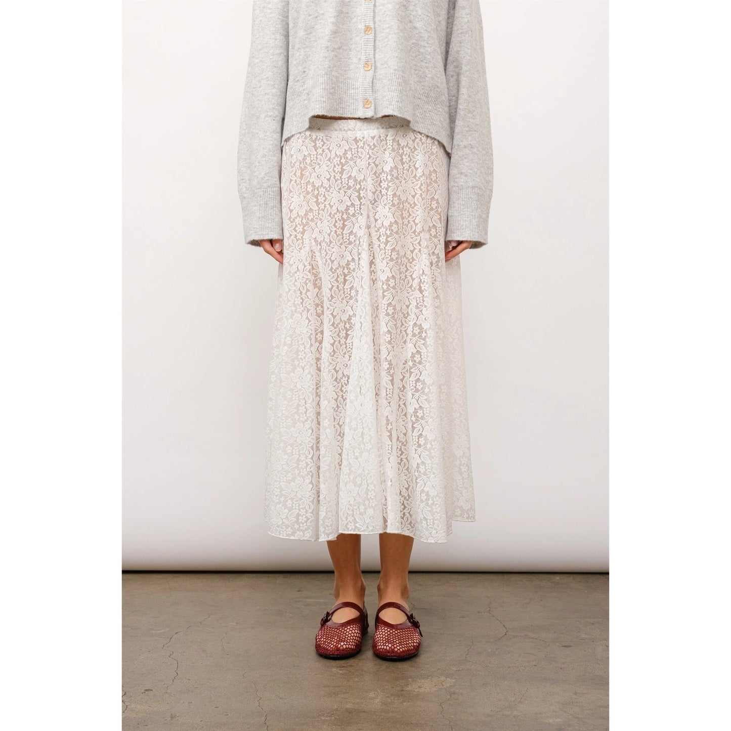 Philippa Lace Maxi Skirt