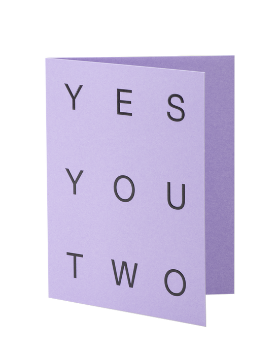 Yes You Two Card
