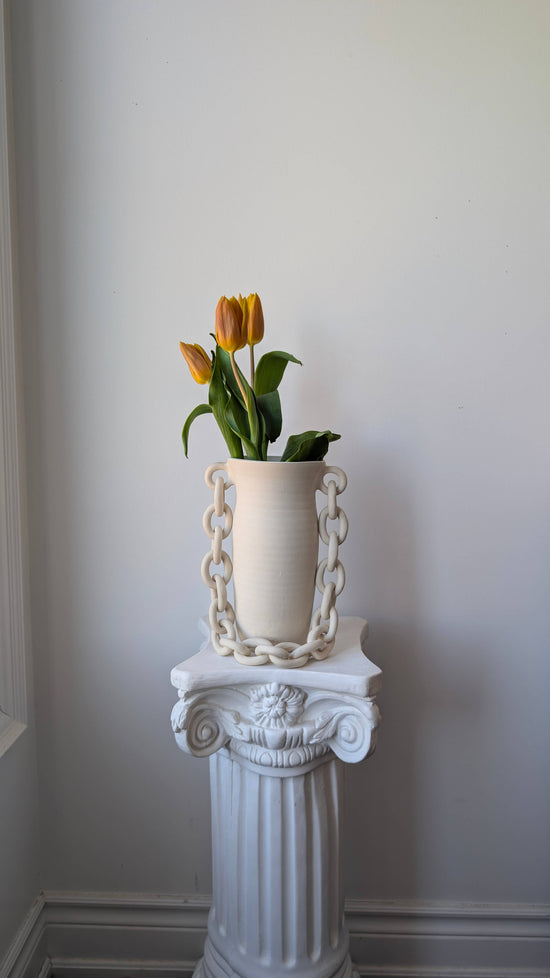 Chainlink Ceramic Vase II