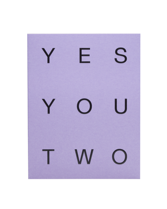 Yes You Two Card
