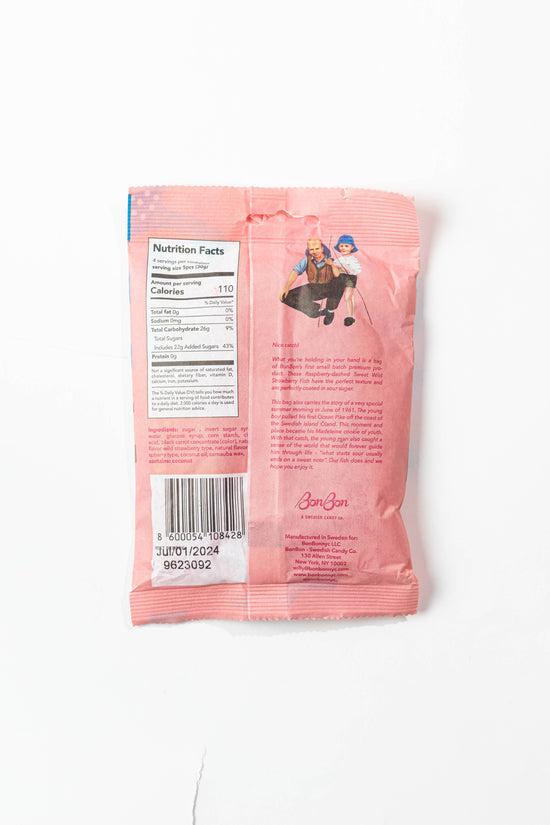 Sweet Wild Strawberry Fish Swedish Fish