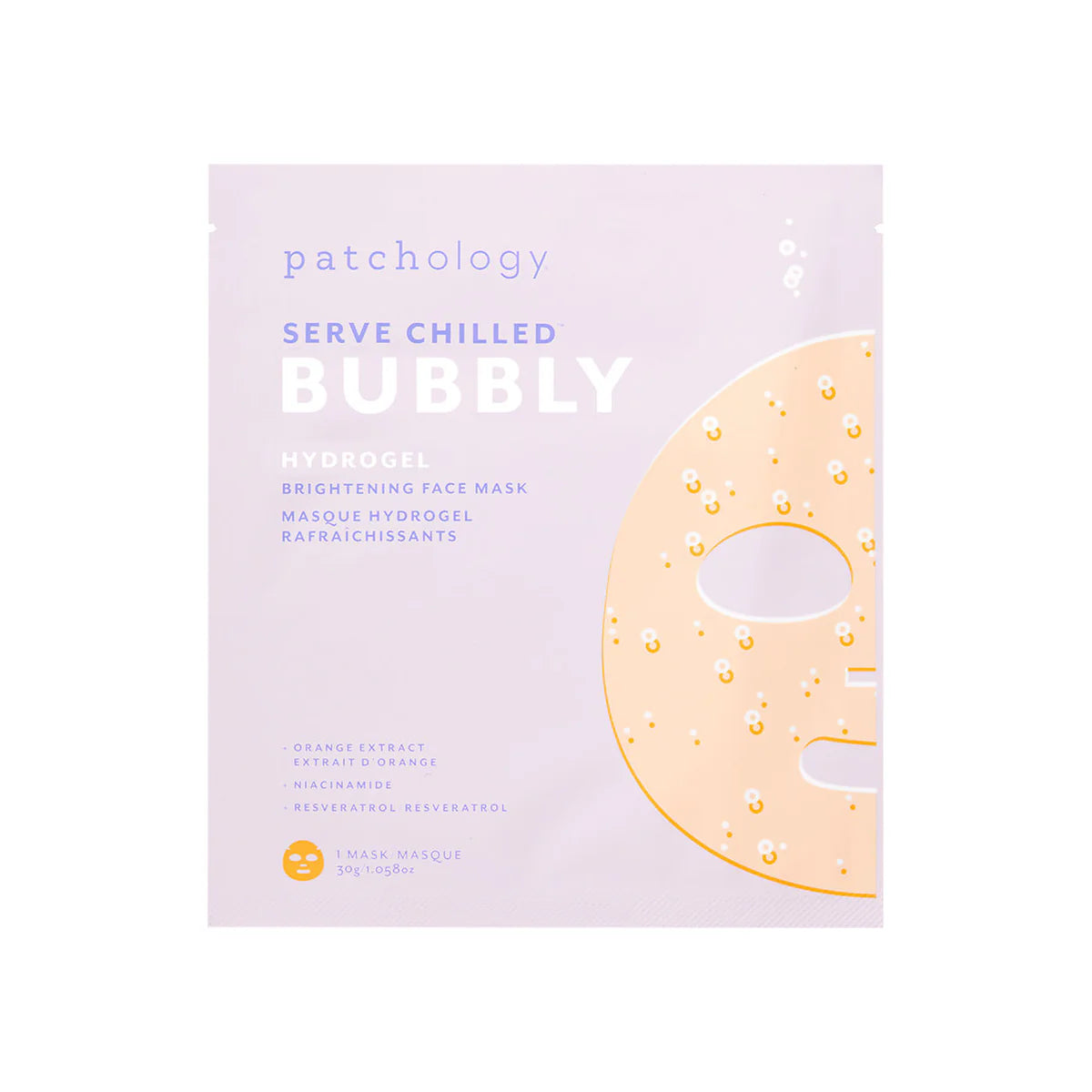Serve Chilled Bubbly Hydrogel Mask