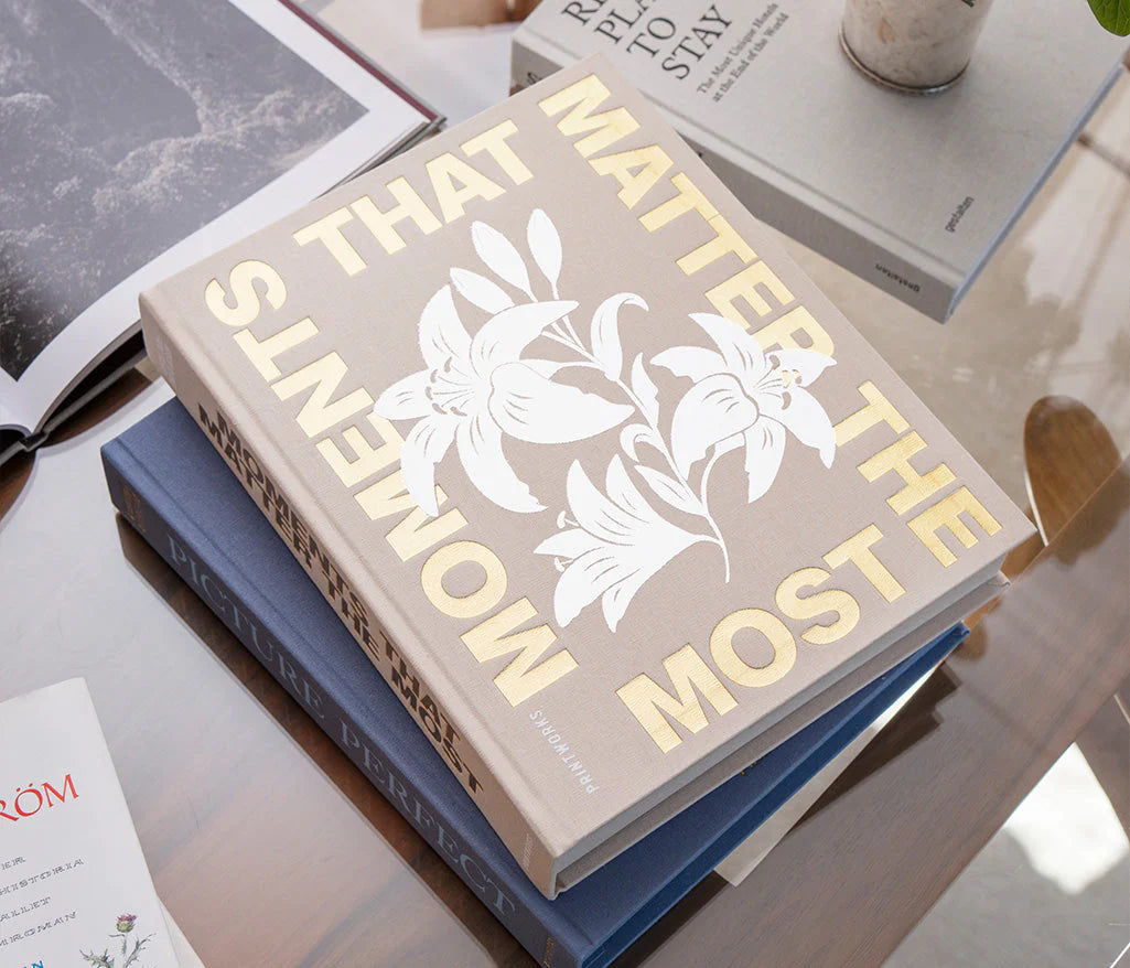Beige Moments that Matters the Most Photo Album