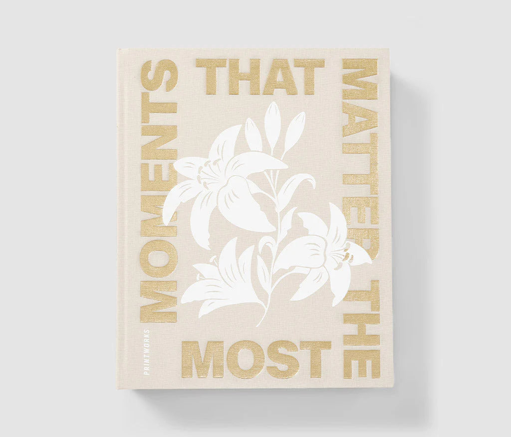 Beige Moments that Matters the Most Photo Album