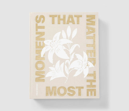 Beige Moments that Matters the Most Photo Album