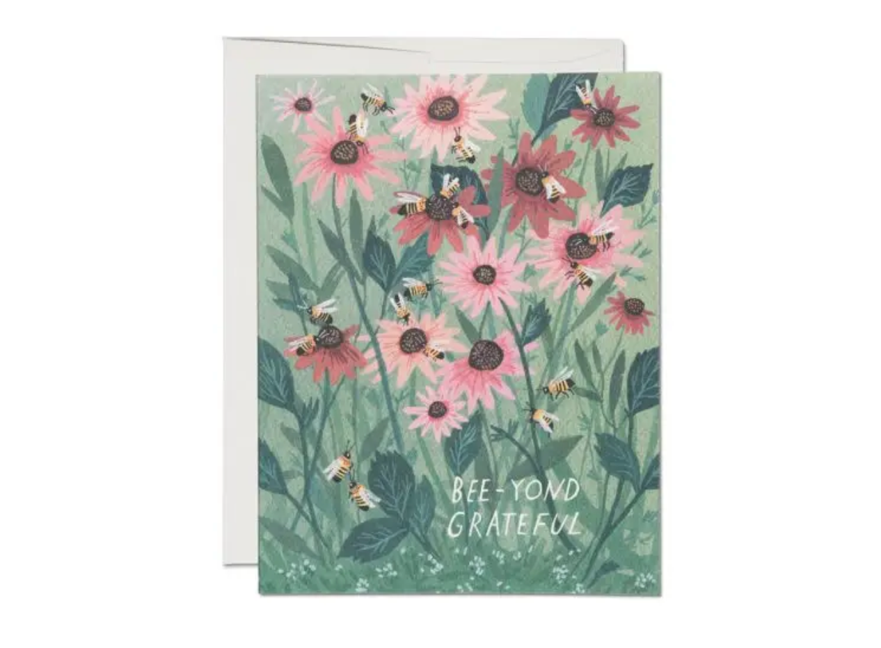 Bee-yond Grateful Card